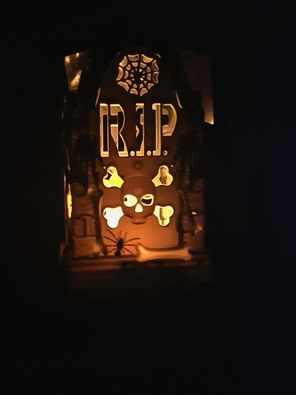 Ultimate HALLOWEEN BUNDLE! Pack Of 2 Halloween Tombstone LED Accent Light